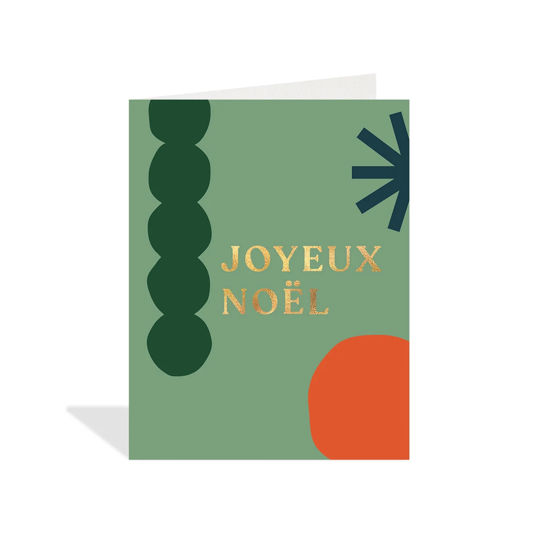 JOYEUX NOËL MODERNE CARD