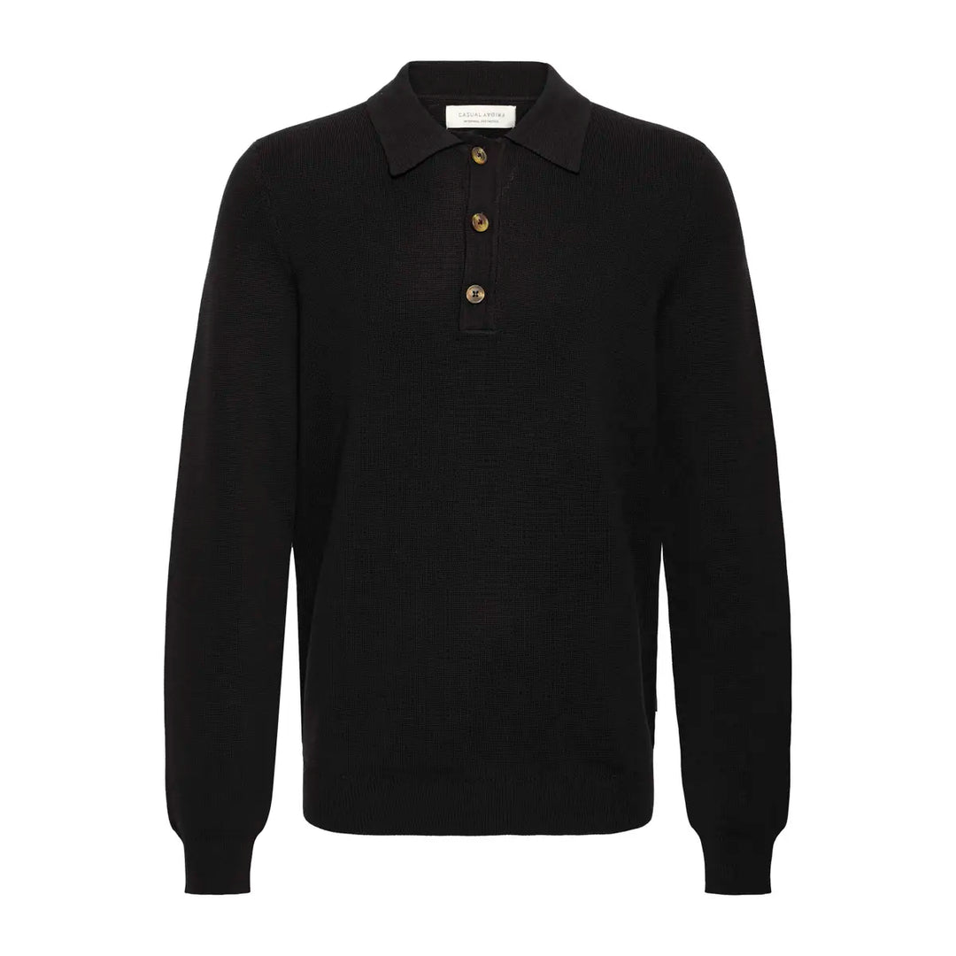 CFABEL MILANO KNIT POLO "BLACK BEAUTY"