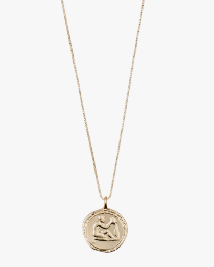 Aquarius Horoscope Necklace "Gold"