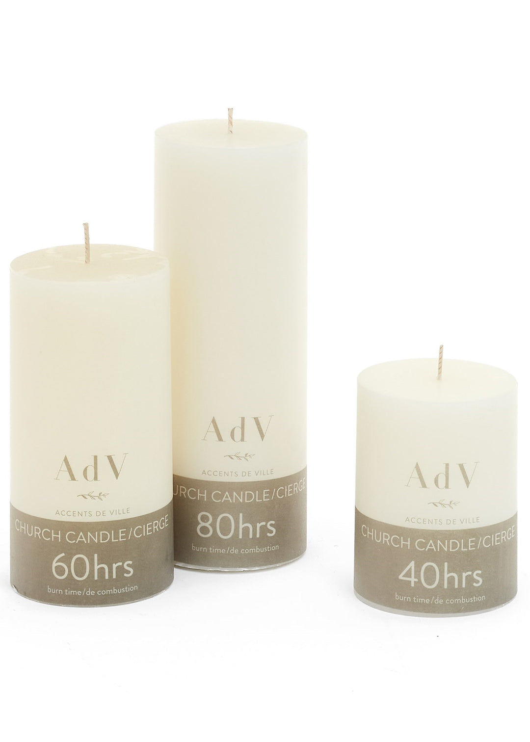 ADV CANDLE - IVORY 3X6"