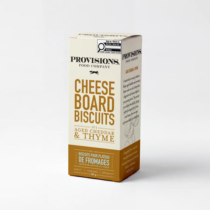 AGED CHEDDAR &amp; THYME CHEESE BOARD BISCUITS 90G