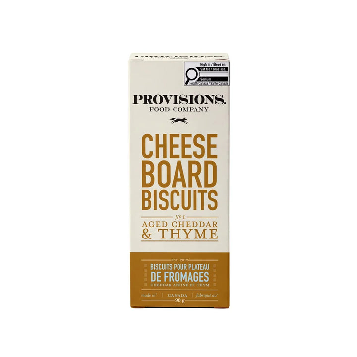 AGED CHEDDAR &amp; THYME CHEESE BOARD BISCUITS 90G