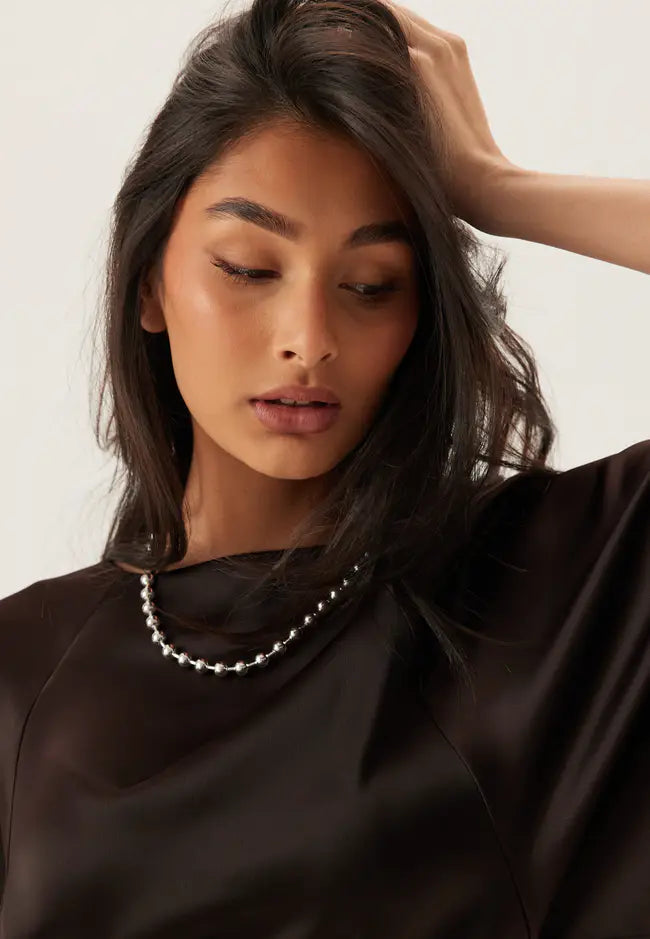 AIR NECKLACE "SILVER PLATED"