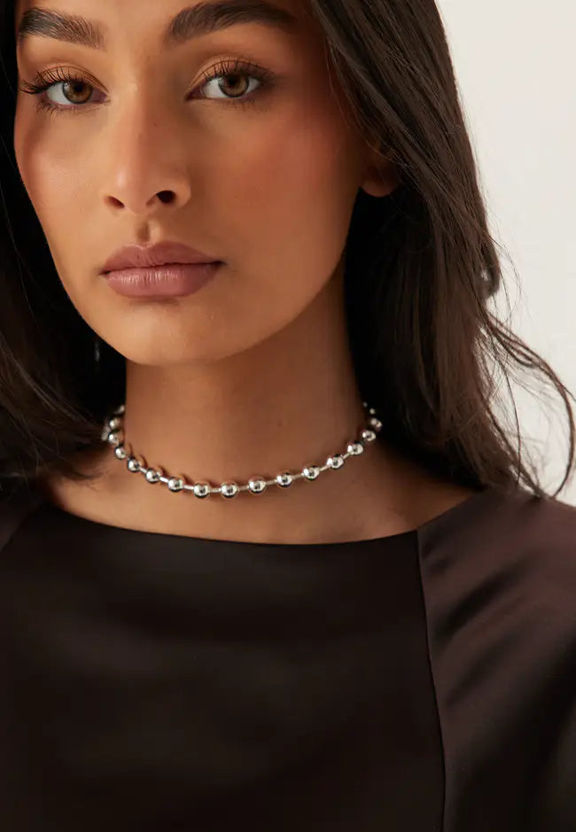 AIR NECKLACE "SILVER PLATED"