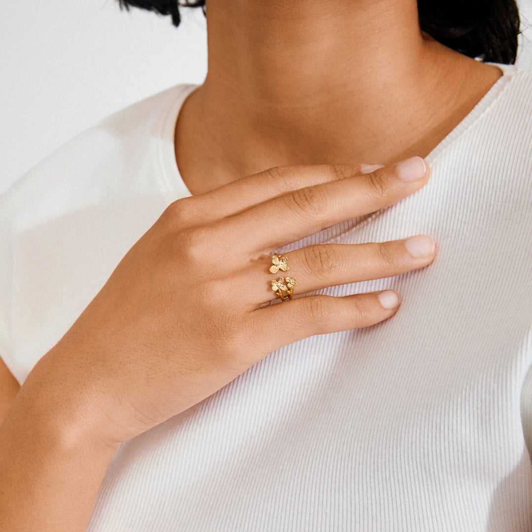 AJANI RING (W) "GOLD PLATED"