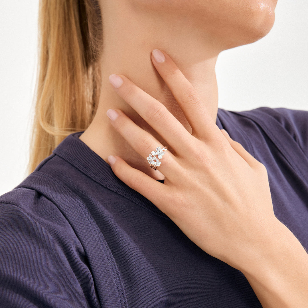 AJANI RING (W) "SILVER PLATED"