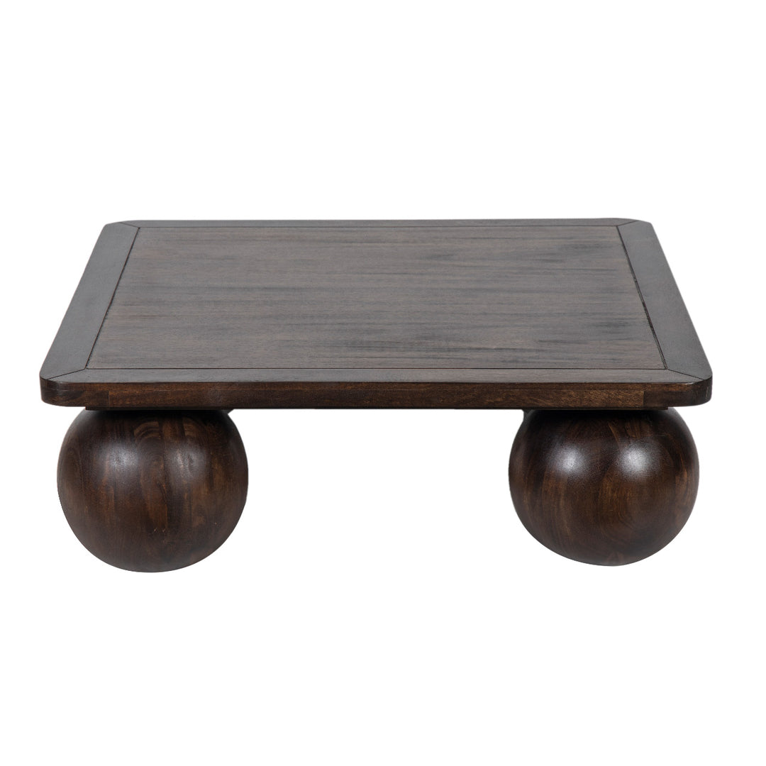 ALIDA MANGO WOOD SQUARE COFFEE TABLE