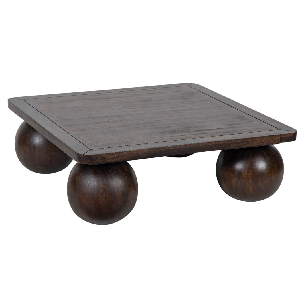 ALIDA MANGO WOOD SQUARE COFFEE TABLE