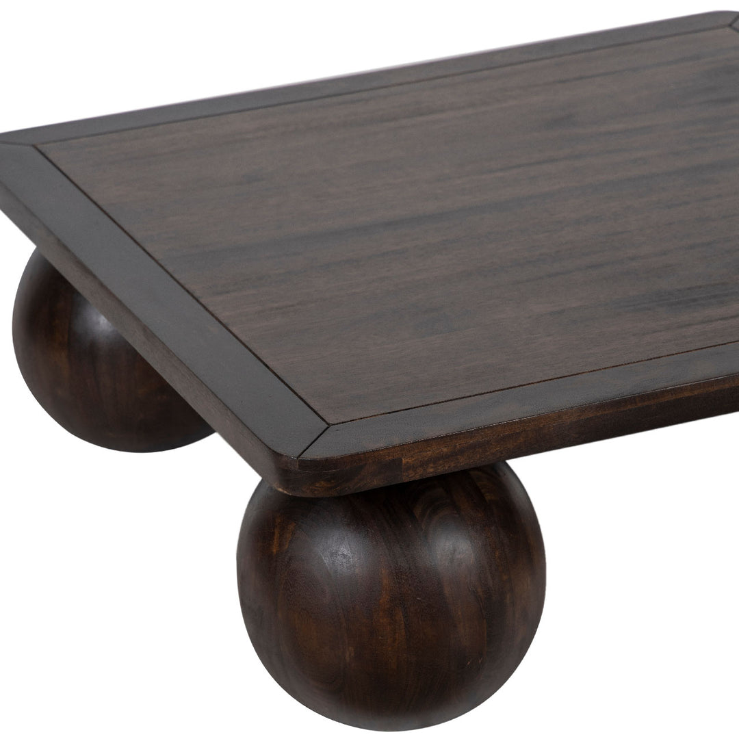 ALIDA MANGO WOOD SQUARE COFFEE TABLE