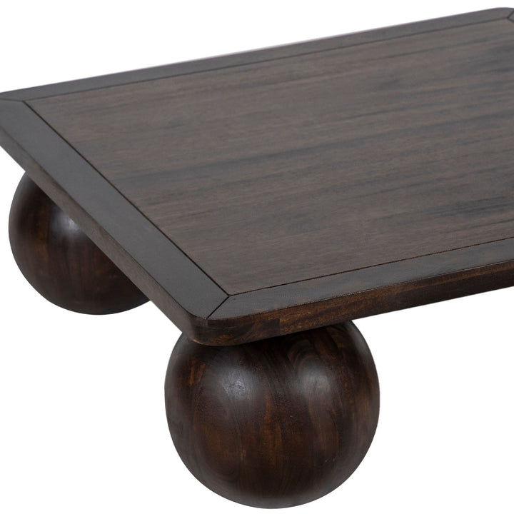 ALIDA MANGO WOOD SQUARE COFFEE TABLE