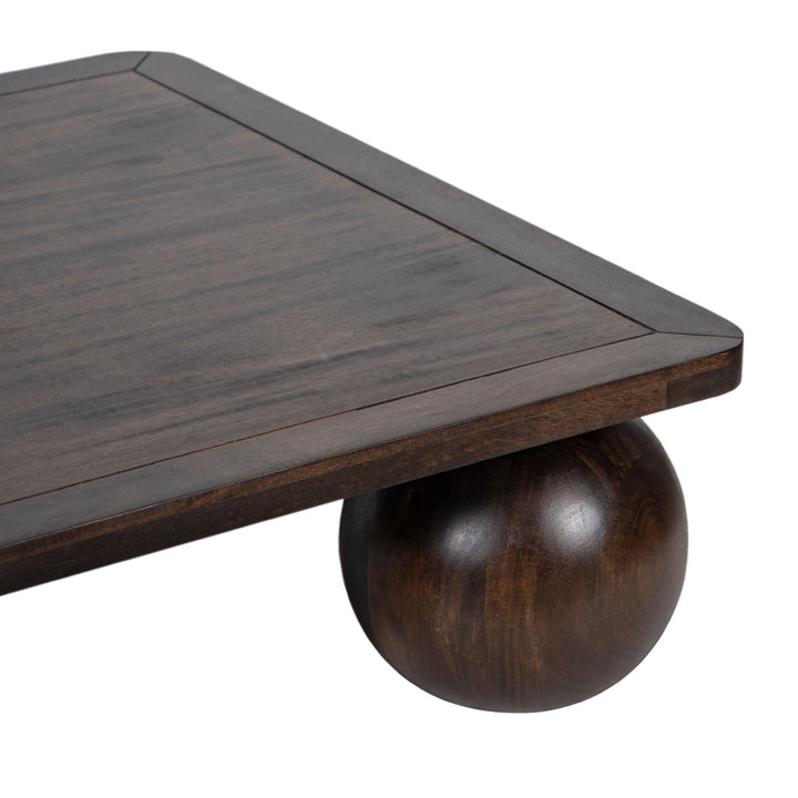 ALIDA MANGO WOOD SQUARE COFFEE TABLE