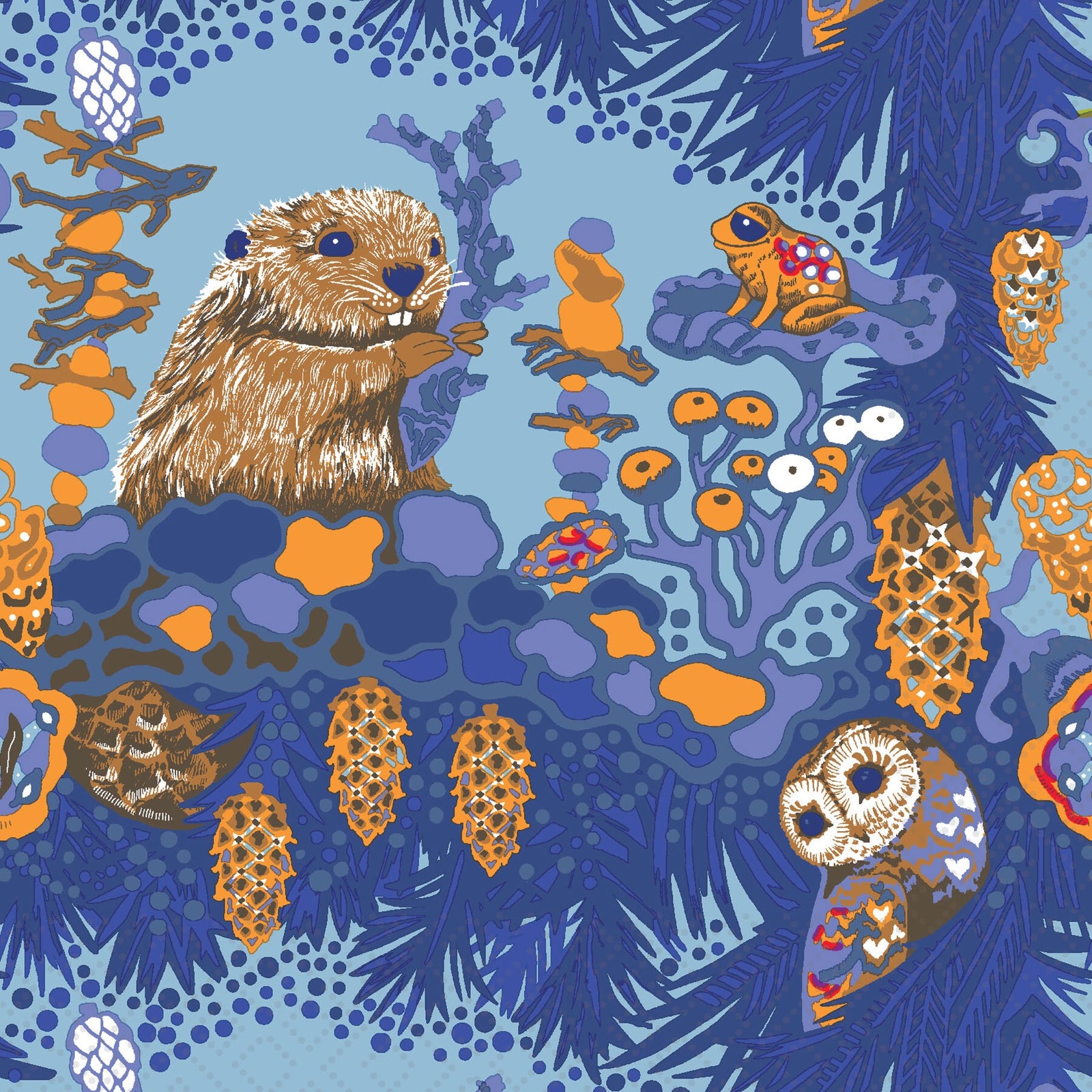 ALVAR MULTI - LUNCHEON NAPKIN