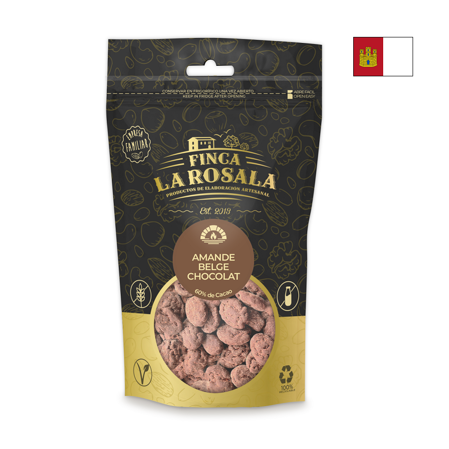 Finca la Rosala - Almonds Covered in Belgium Chocolate 80g
