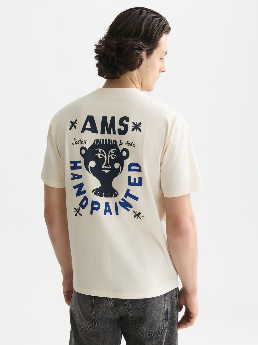 FRONT AND BACK ARTWORK RELAXED T-SHIRT "EGGNOG"