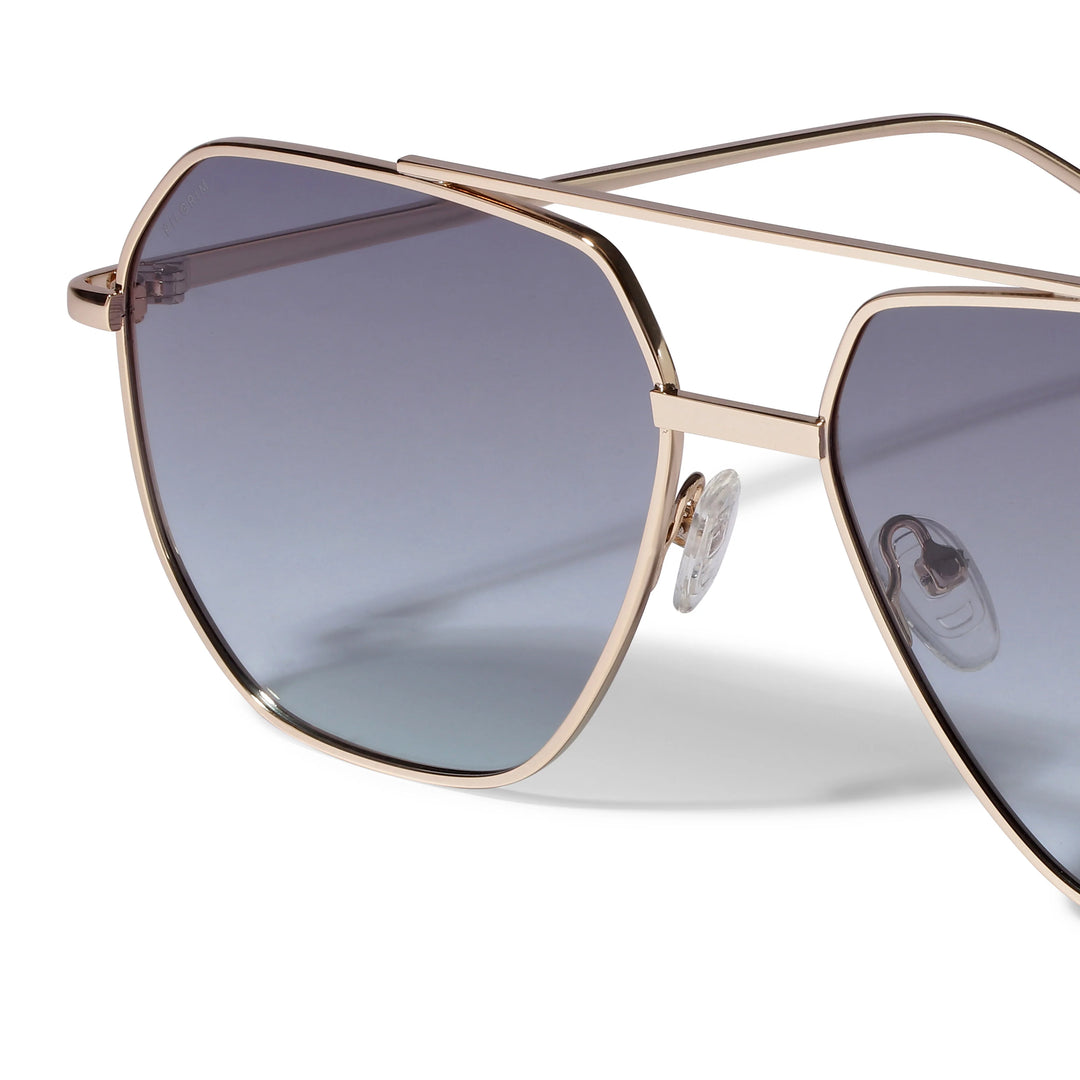 ANA SUNGLASSES "GREY/GOLD"