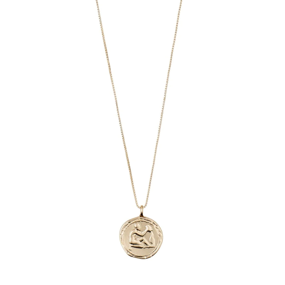 Aquarius Horoscope Necklace "Gold"
