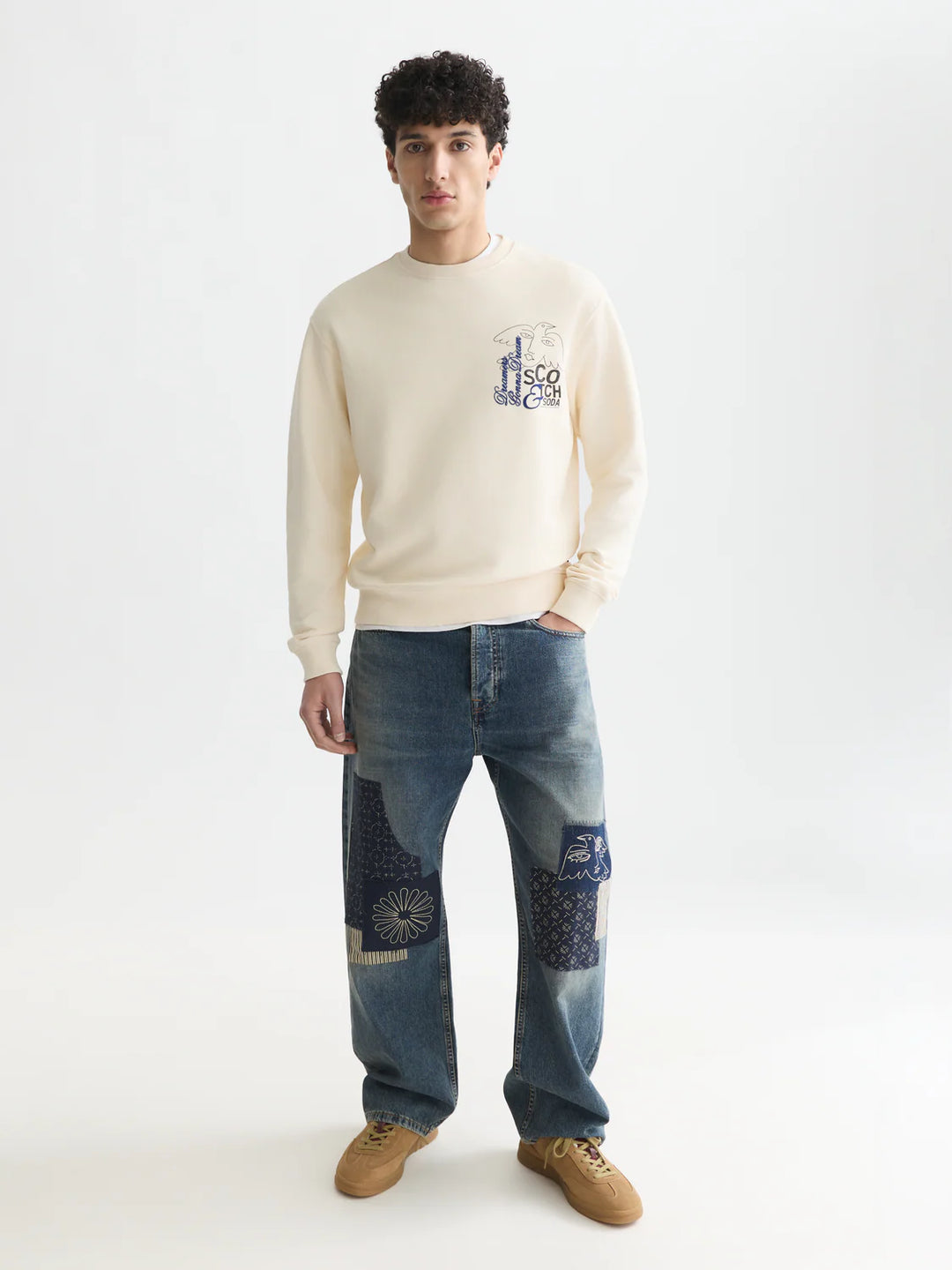 FRONT &amp; BACK ARTWORK SWEATSHIRT "EGGNOG"