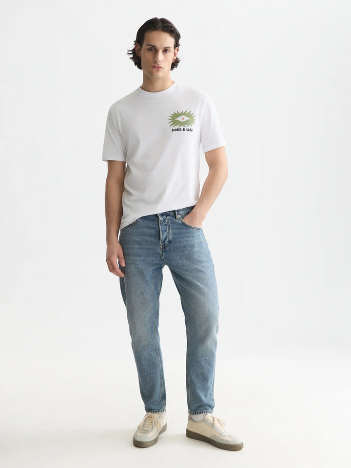 ARTWORK RELAXED T-SHIRT "BRIGHT WHITE"
