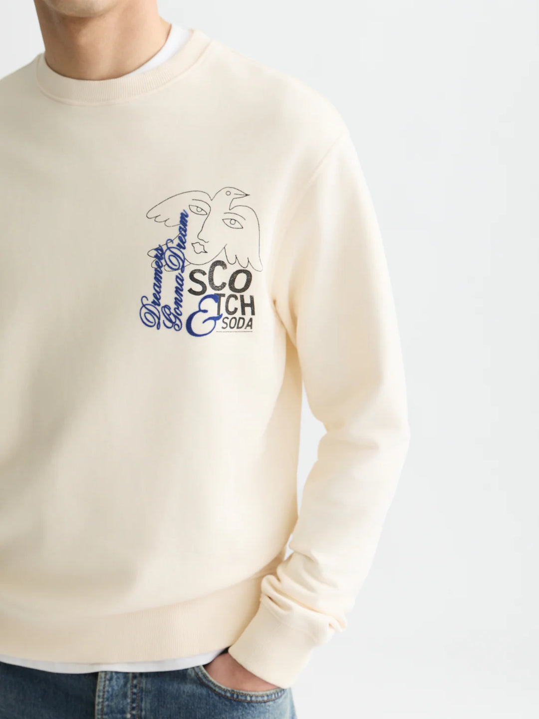 FRONT &amp; BACK ARTWORK SWEATSHIRT "EGGNOG"