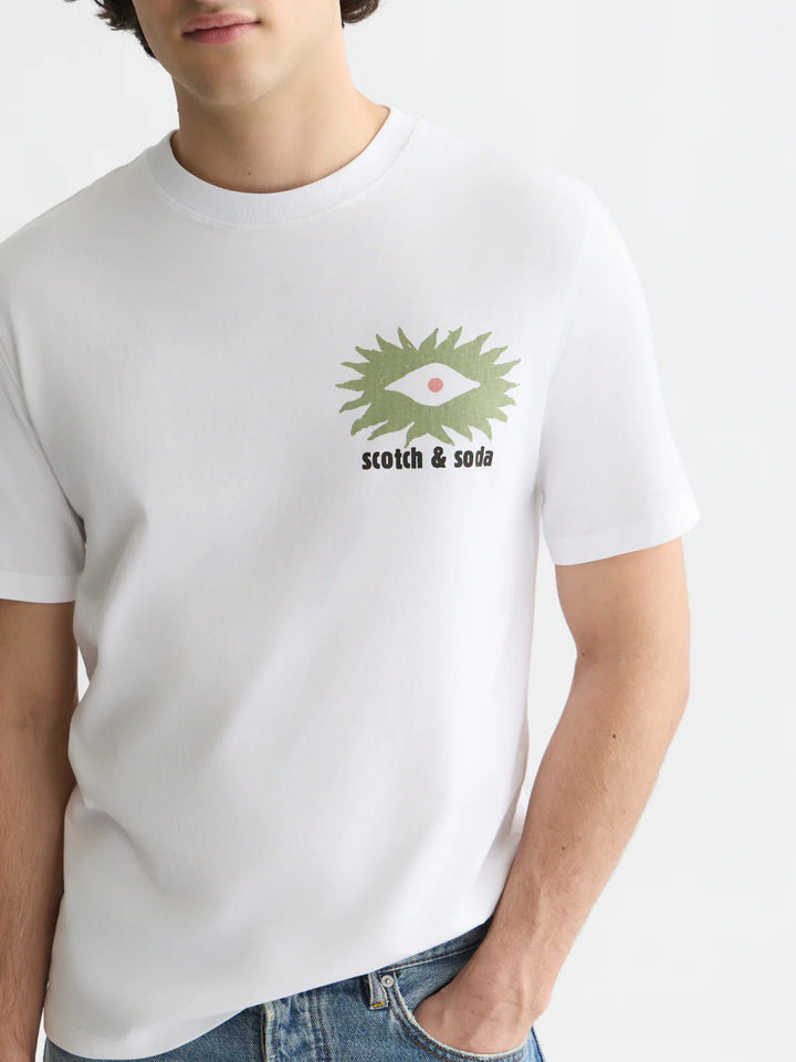 ARTWORK RELAXED T-SHIRT "BRIGHT WHITE"