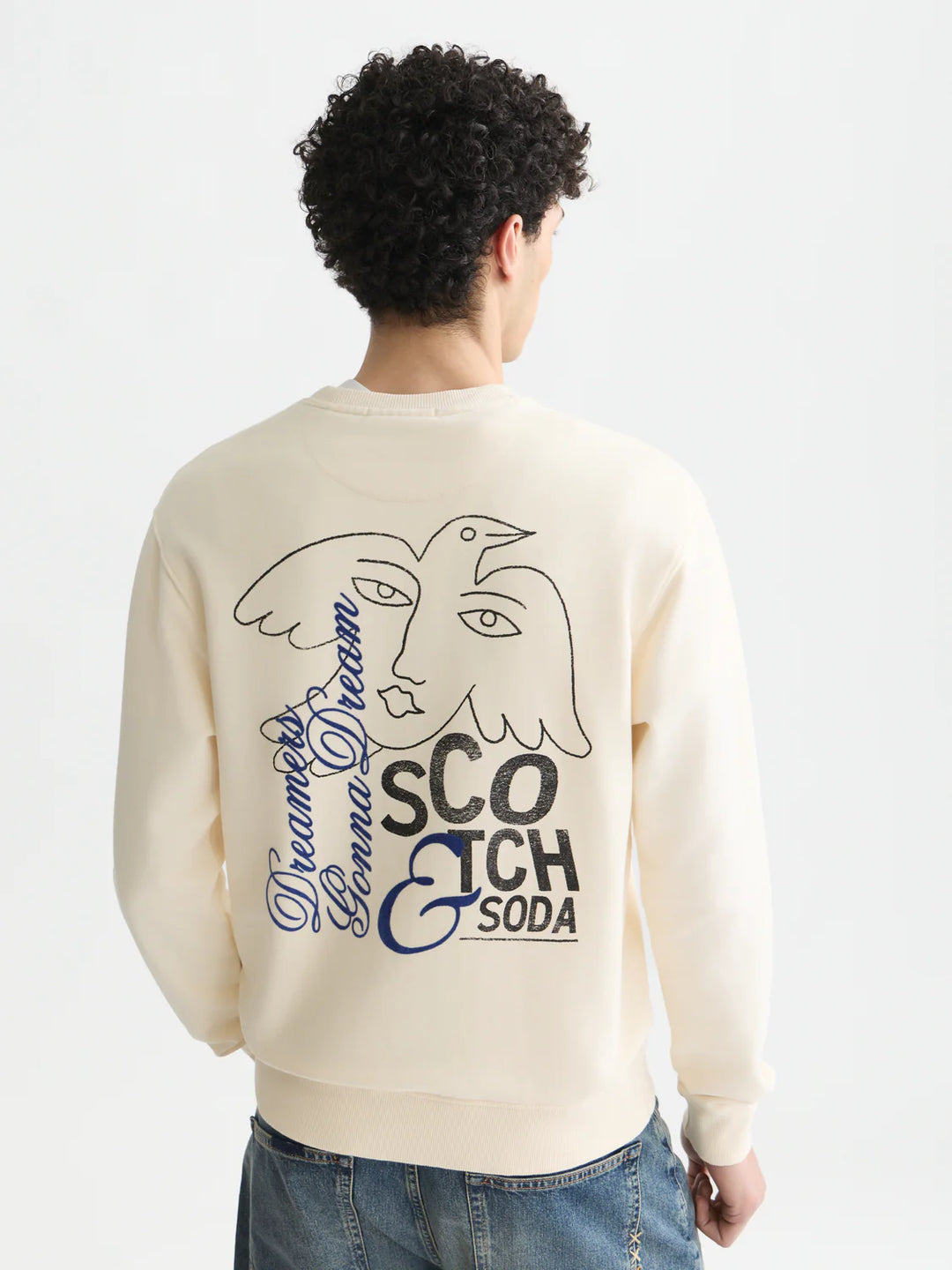 FRONT &amp; BACK ARTWORK SWEATSHIRT "EGGNOG"