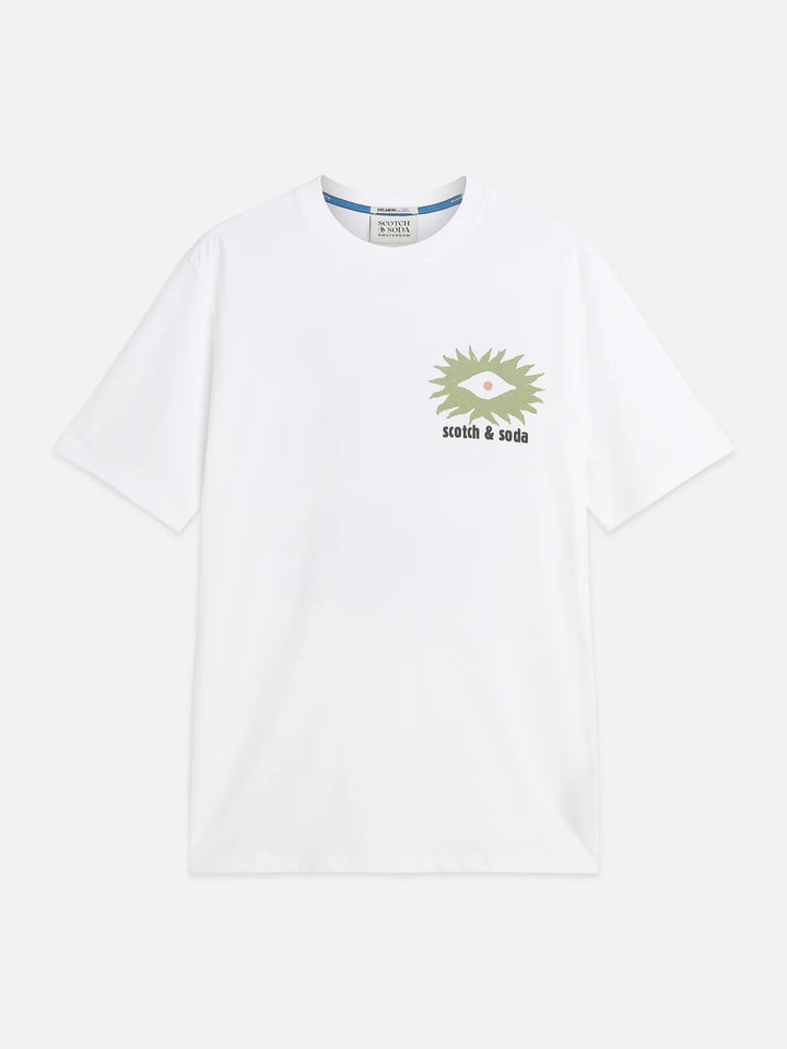 ARTWORK RELAXED T-SHIRT "BRIGHT WHITE"
