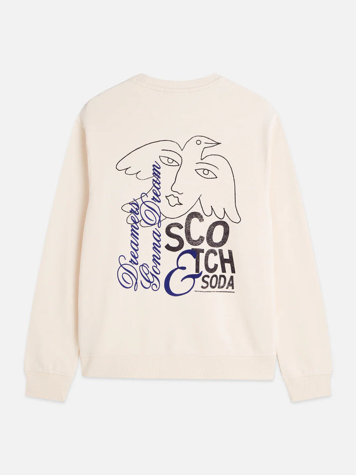 FRONT &amp; BACK ARTWORK SWEATSHIRT "EGGNOG"