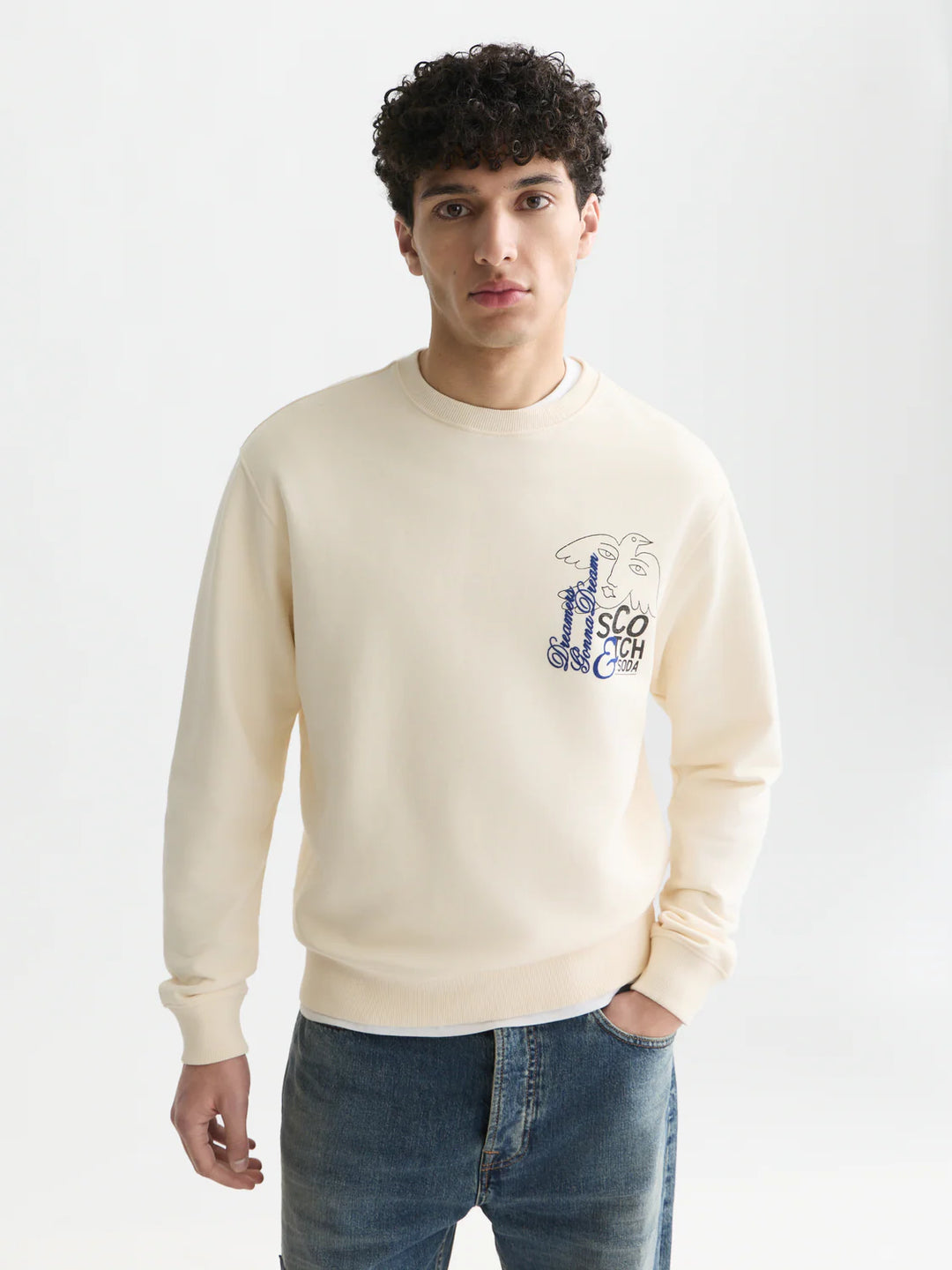 FRONT &amp; BACK ARTWORK SWEATSHIRT "EGGNOG"