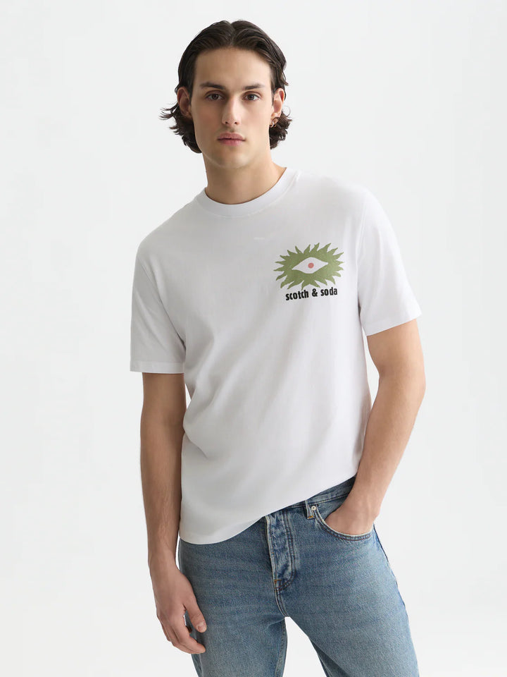 ARTWORK RELAXED T-SHIRT "BRIGHT WHITE"
