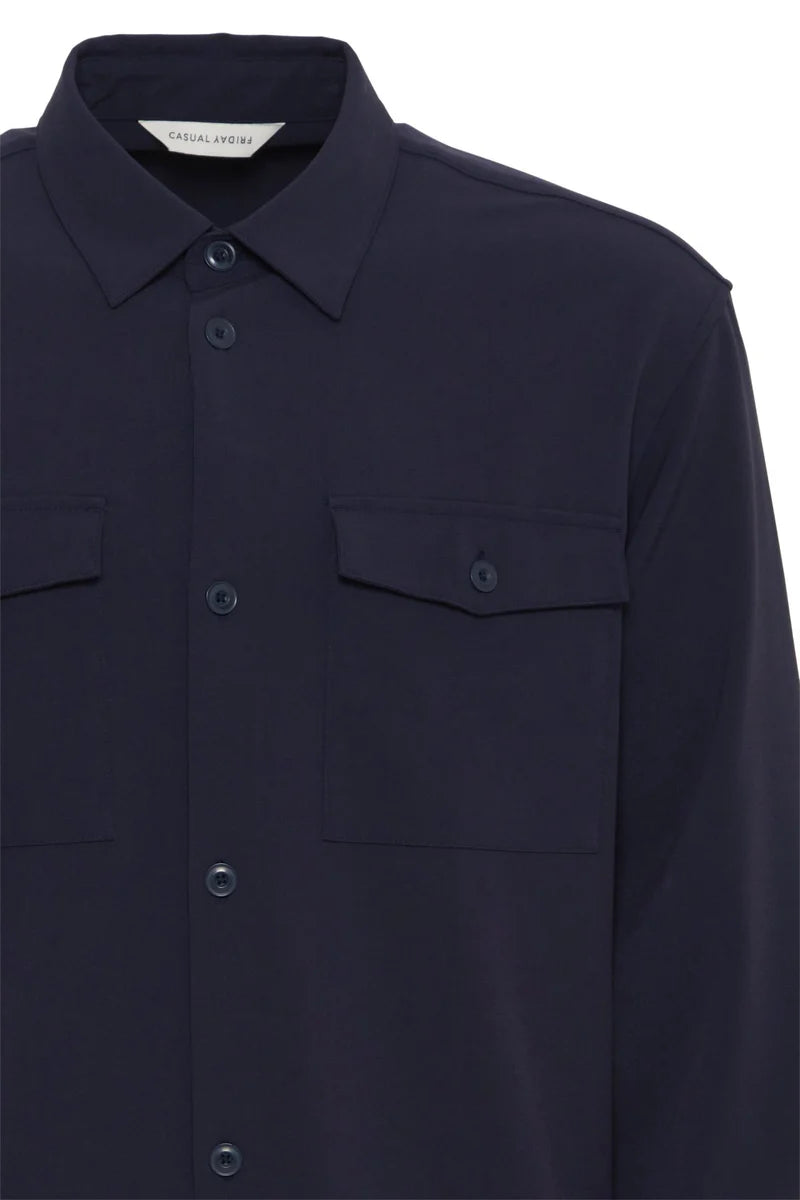 CFAUGUSTO OVERSHIRT "DARK NAVY"