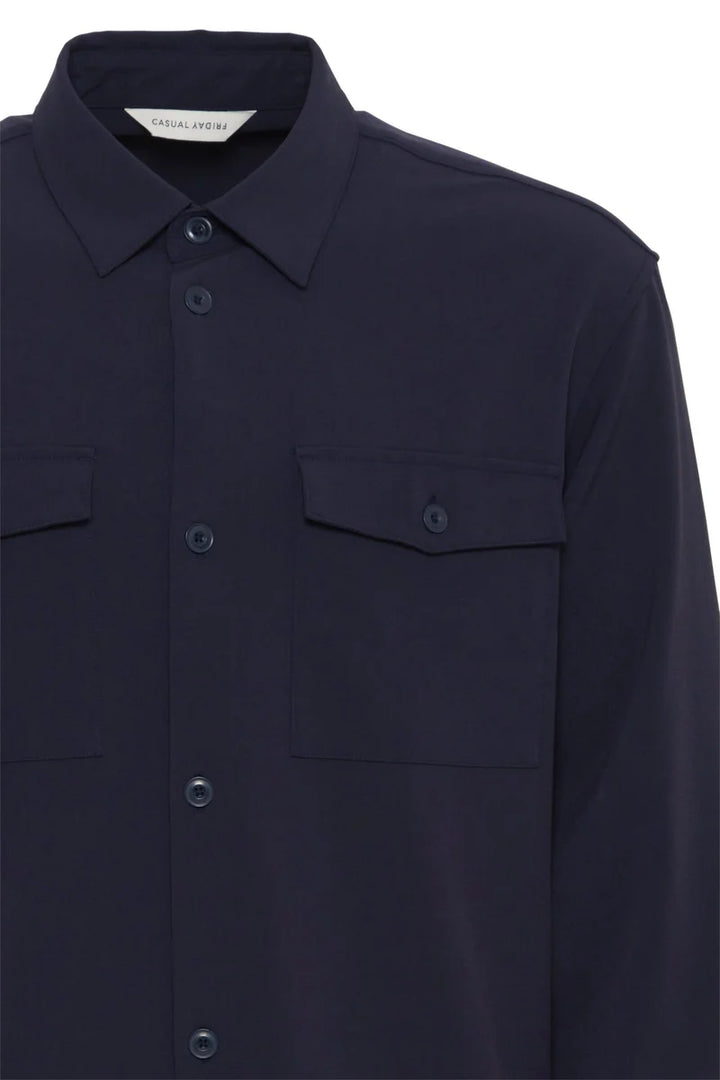 CFAUGUSTO OVERSHIRT "DARK NAVY"