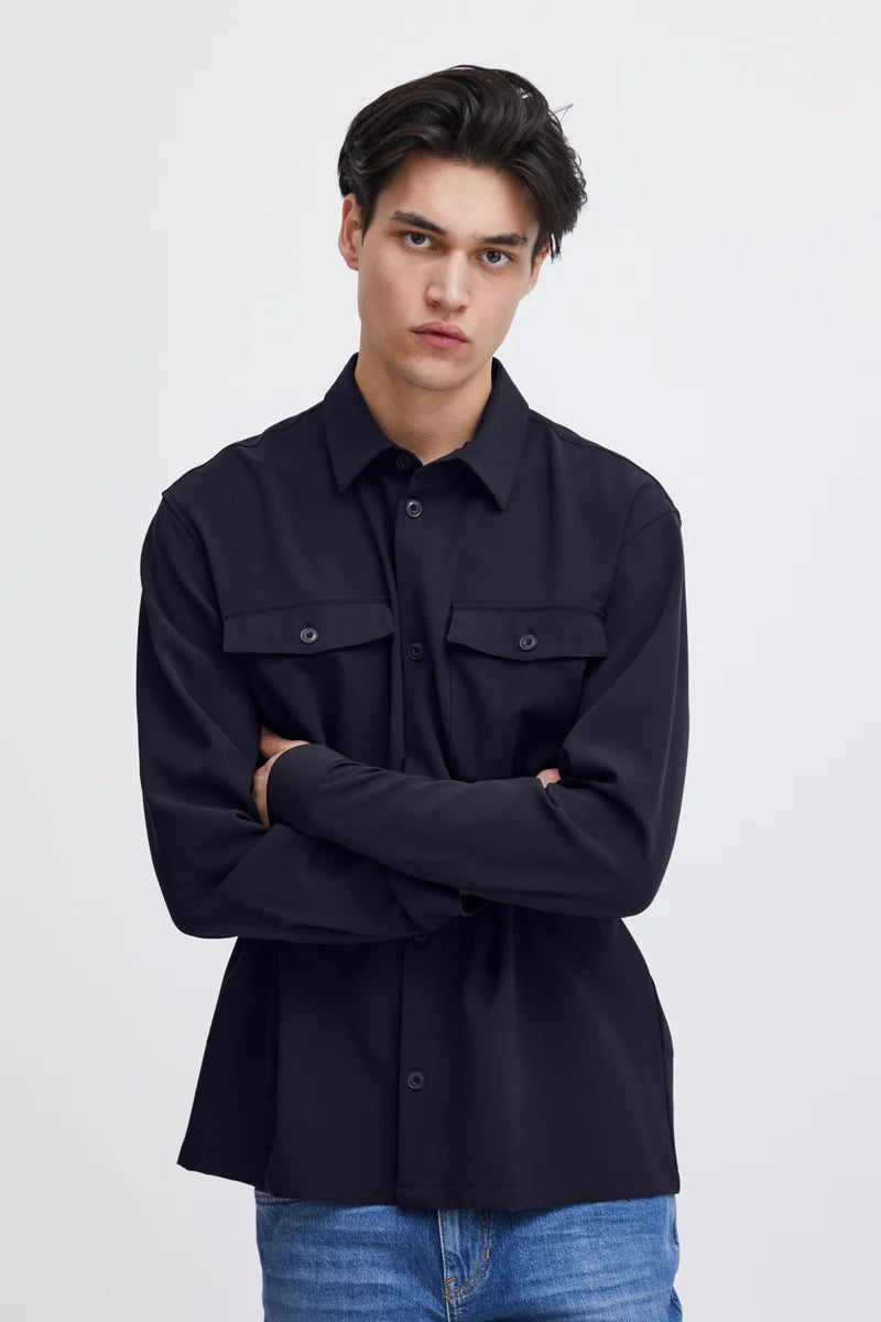 CFAUGUSTO OVERSHIRT "DARK NAVY"