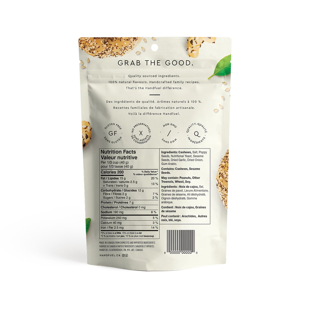 EVERYTHING BAGEL CASHEWS 150G