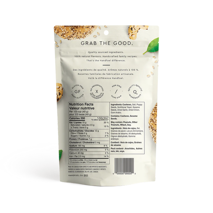 EVERYTHING BAGEL CASHEWS 150G