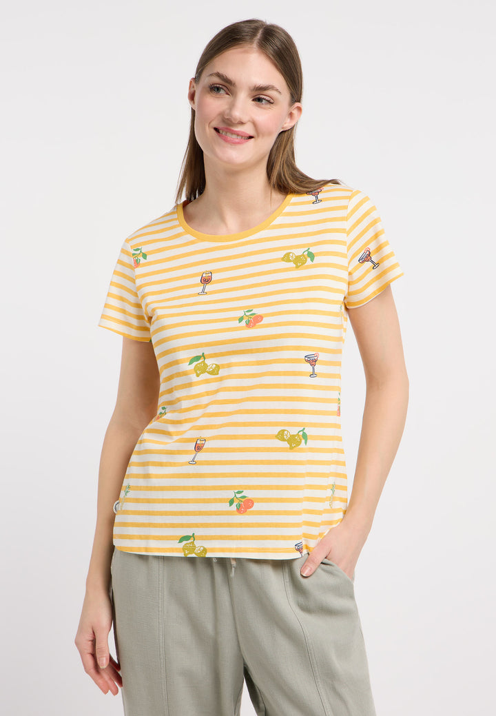MINTTA STRIPES TOP "BANANA"