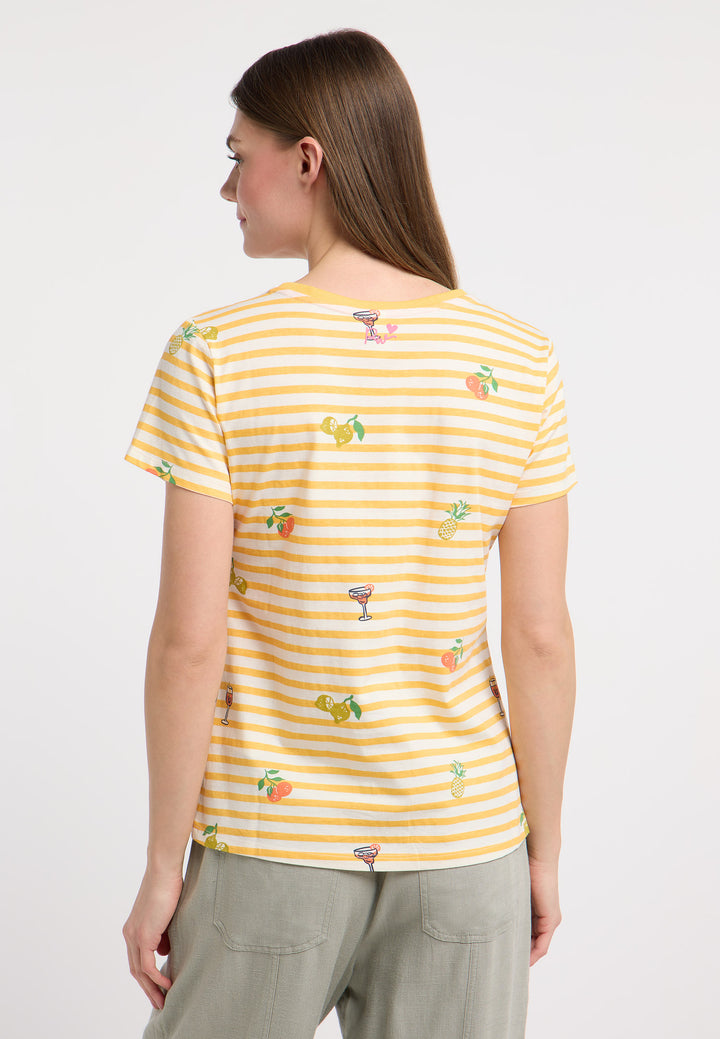 MINTTA STRIPES TOP "BANANA"