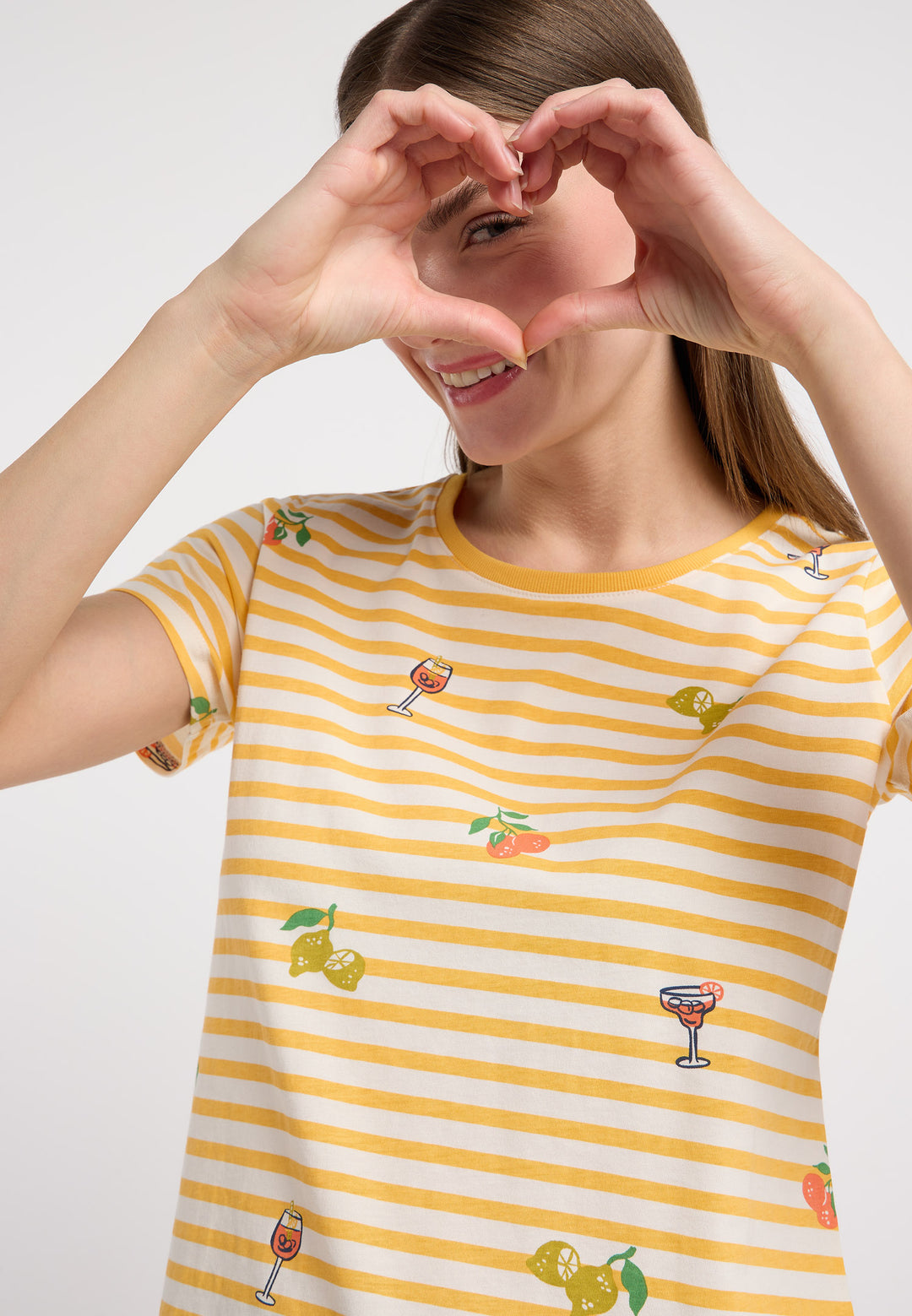 MINTTA STRIPES TOP "BANANA"