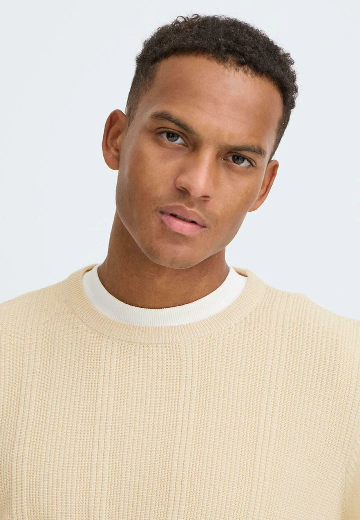 BHBARON CREWNECK "OYSTER GRAY"