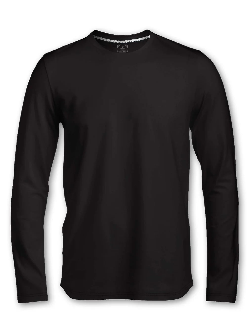 KEL LONG SLEEVE BASIC COTTON CREWNECK SHIRT