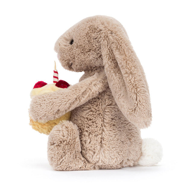 BASHFUL BEIGE BUNNY "BIRTHDAY"
