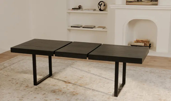 BEN EXTENSION DINING TABLE "BLACK"