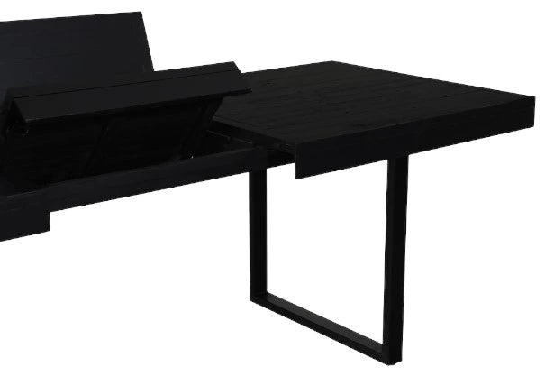 BEN EXTENSION DINING TABLE "BLACK"