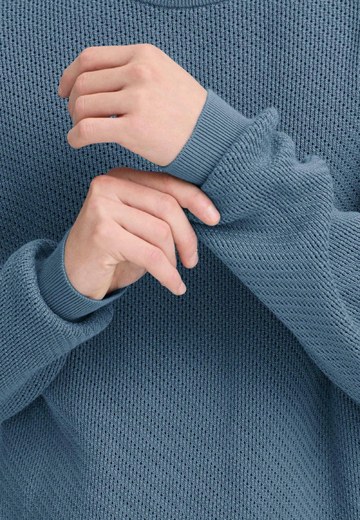 CFISAKSSON LS CREW KNIT "BERING SEA"