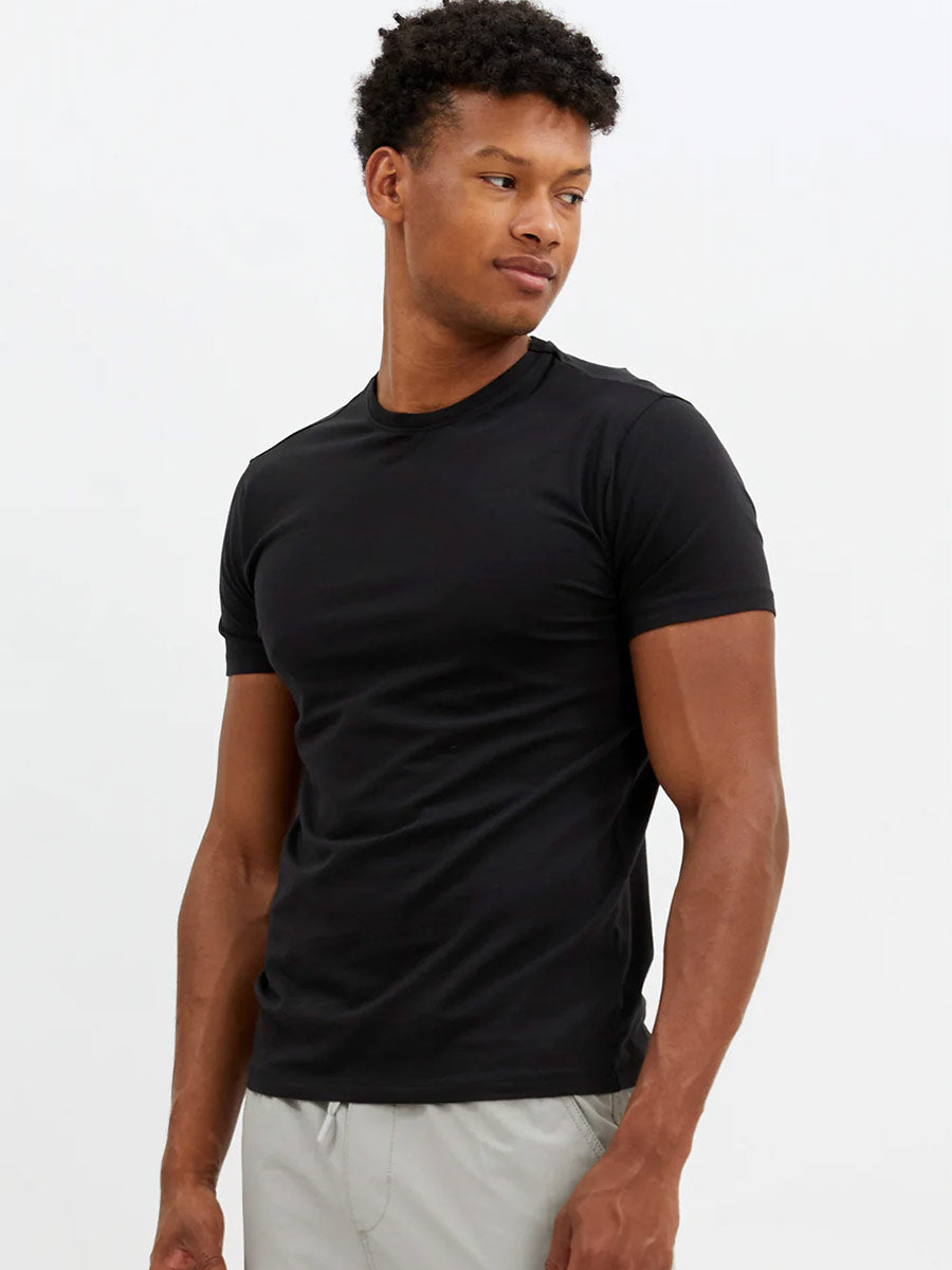 BIX - ORGANIC COTTON T-SHIRT "BLACK"