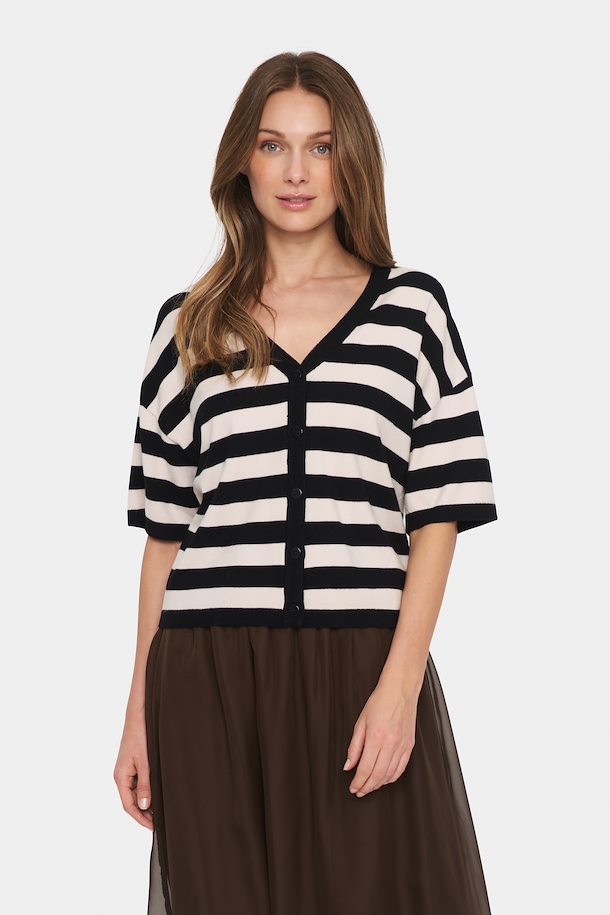 FIKAMSZ STRIPED CARDIGAN