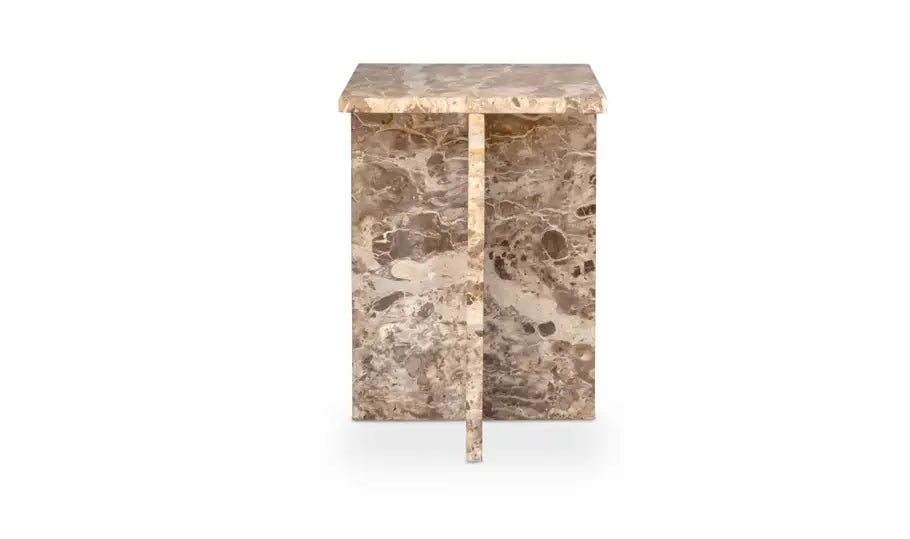 BLAIR ACCENT TABLE "PANTHER MARBLE"