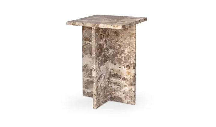 BLAIR ACCENT TABLE "PANTHER MARBLE"