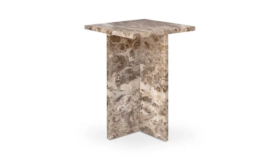 BLAIR ACCENT TABLE "PANTHER MARBLE"