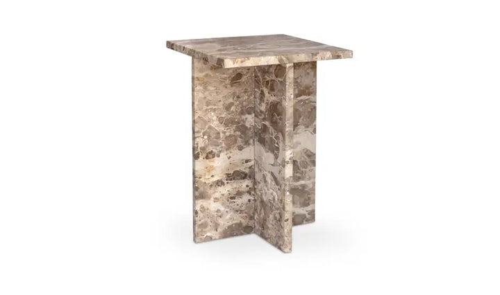 BLAIR ACCENT TABLE "PANTHER MARBLE"