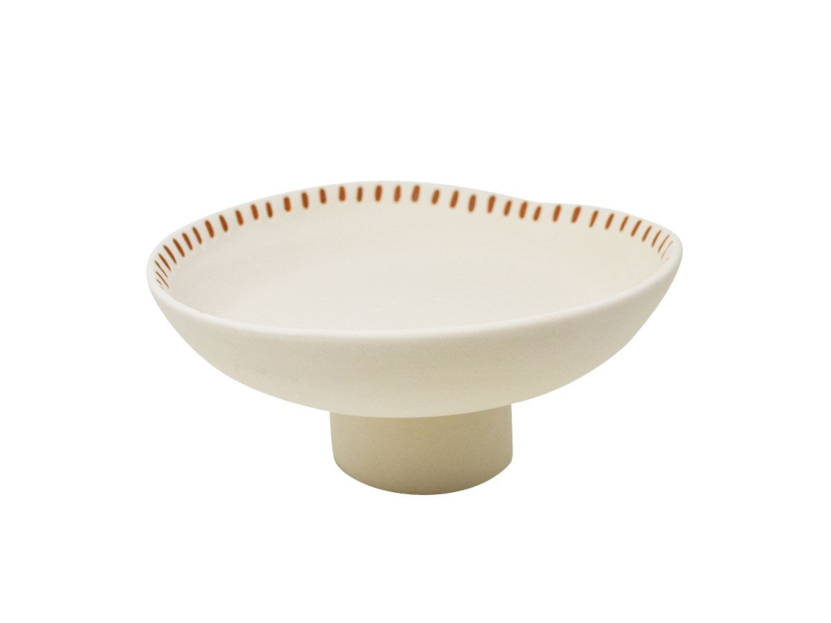 KAKO CREAM CERAMIC BOWL 24X23.5X11CM
